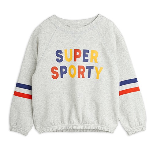 [minirodini] Super sporty sp sweatshirt - Grey melange