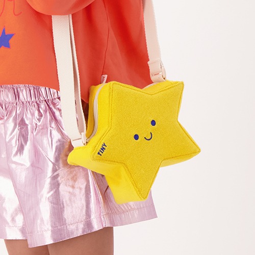[tinycottons] STAR CROSSBODY BAG - yellow