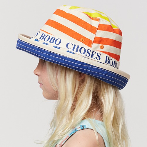 [bobochoses] Multicolor Stripes reversible Hat