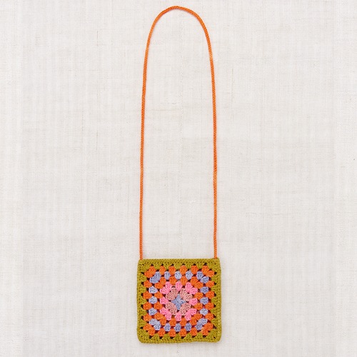 [misha&amp;puff] Crochet Big Square Bag - Pistachio