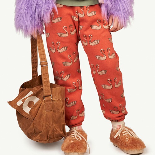 [T.A.O.] DROMEDARY KIDS TROUSERS - Red Swans