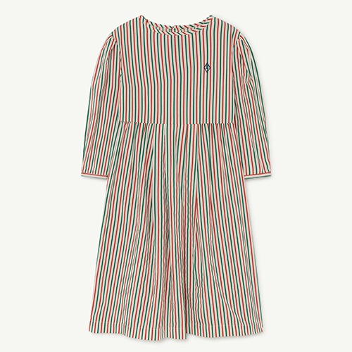 [T.A.O.] BUG KIDS DRESS - White Stripes