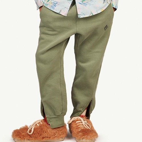 [T.A.O.] PANTHER KIDS TROUSERS - Soft Green Logo