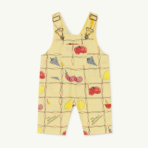 [T.A.O.] MULE BABY JUMPSUIT - Soft Yellow Fruits (베이비)