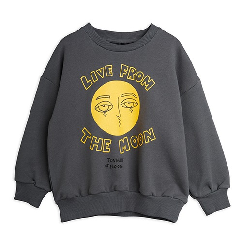 [minirodini] Moon sp sweatshirt - Dark grey