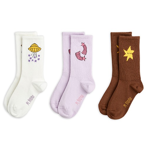 [MINIRODINI] Starfall socks 3-pack - Multi
