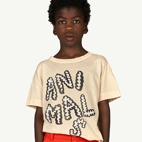 [T.A.O] ROOSTER KIDS+ T-SHIRT Beige Animals