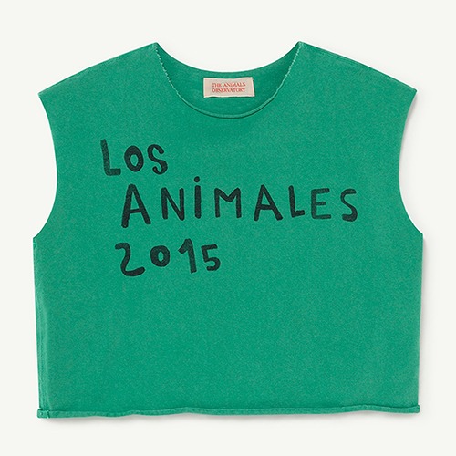 [T.A.O.] PRAWN KIDS T-SHIRT - Green Los Animales