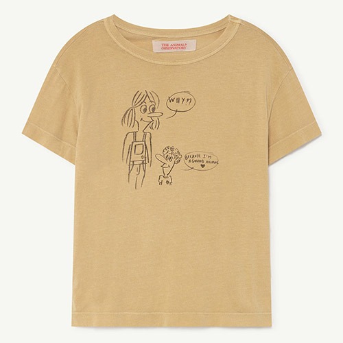 [T.A.O.] ROOSTER KIDS+ T-SHIRT - Brown Good Animal