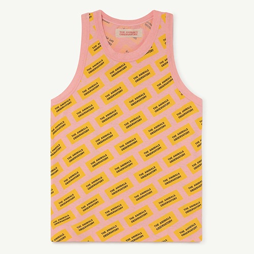 [T.A.O.] TANK FROG KIDS T-SHIRT - Pink The Animals