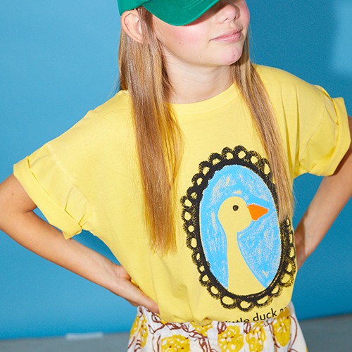 [weekendhousekids] Duck t-shirt - Yellow