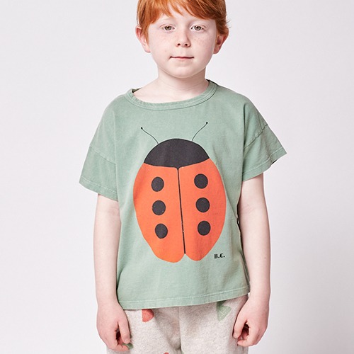 [bobochoses] Ladybug short sleeve T-shirt