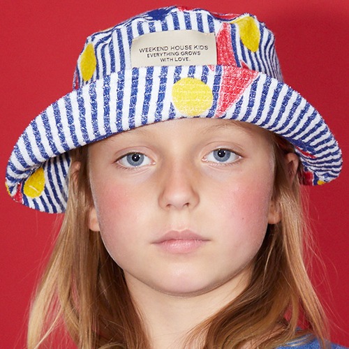 [weekend house kids] Stripes boats hat