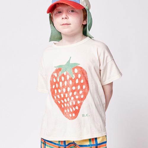 [bobochoses] Strawberry short sleeve T-shirt