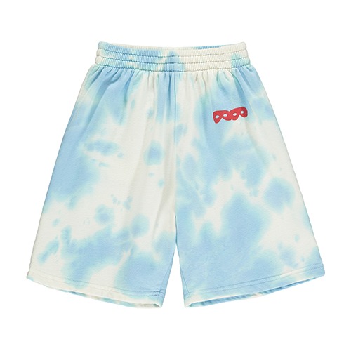 [beauloves] Blue Clouds Tie Dye Shorts