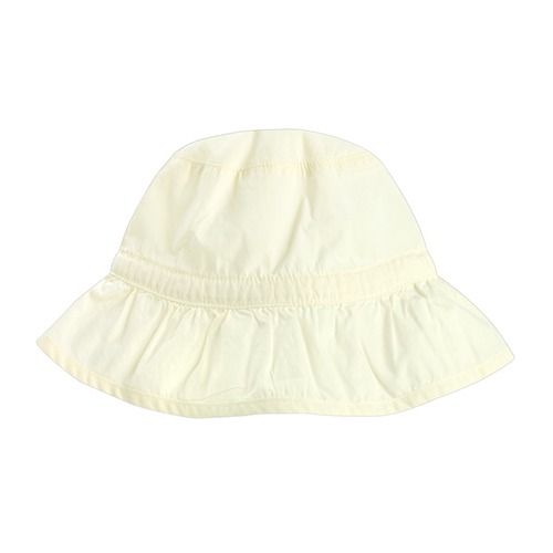 [tinycottons] FRILLED BUCKET HAT - pastel yellow