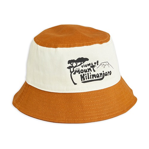 [minirodini] Mount kilimanjaro bucket hat - Offwhite
