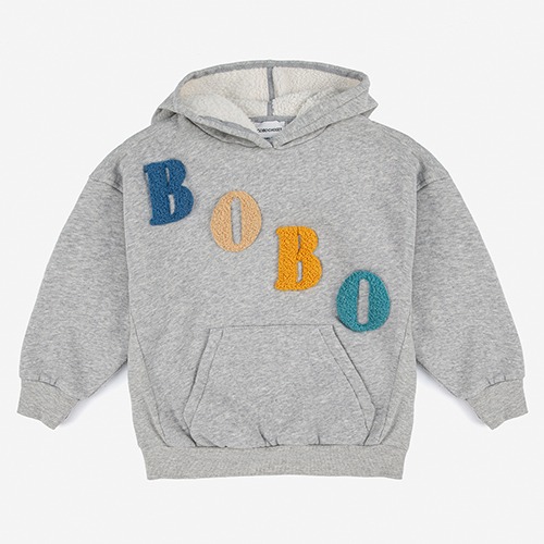 [bobochoses] Bobo Diagonal hooded sweatshirt - KID