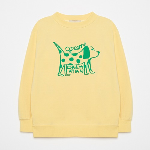 [weekendhousekids] Dalmatian sweatshirt - Soft yellow