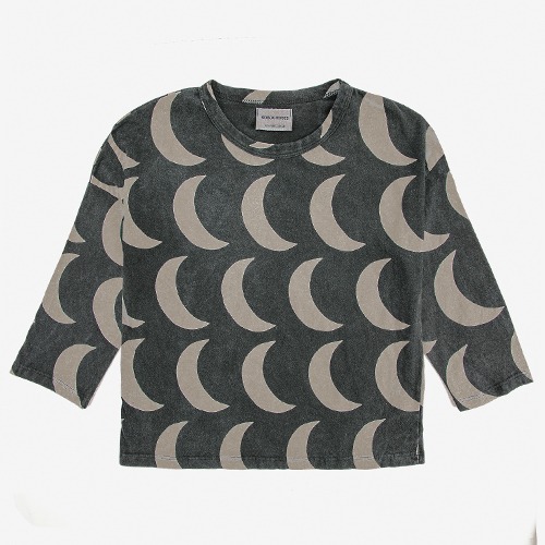 [bobochoses] Moon all over long sleeve T-shirt - KID