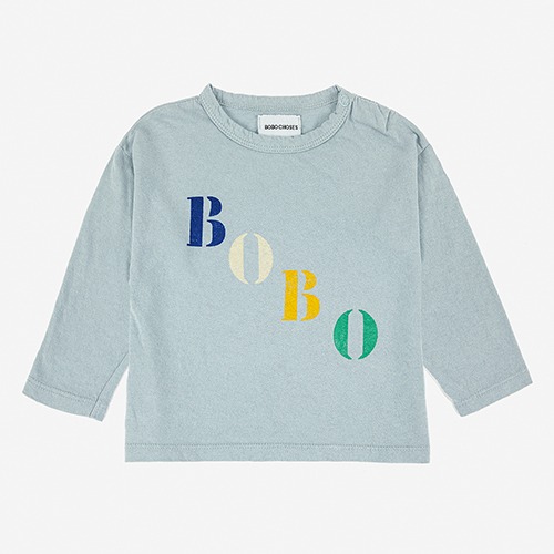 [bobochoses] Bobo diagonal long sleeve T-shirt - BABY