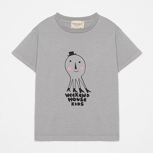 [weekendhousekids] Octopus t-shirt - Grey