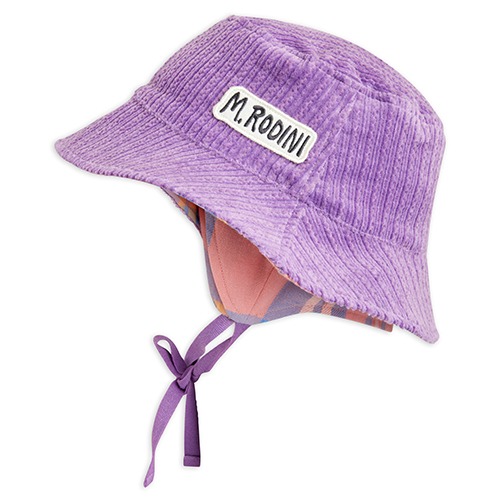 [minirodini] Corduroy bucket hat - Purple