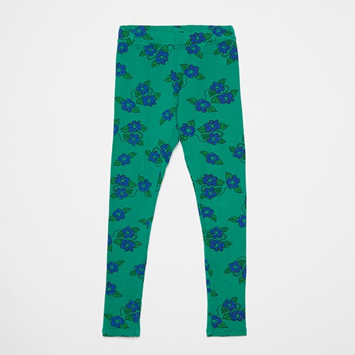 [weekendhousekids] Flower leggings - Green