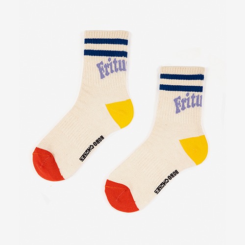 [bobochoses] Friturday short socks - KID