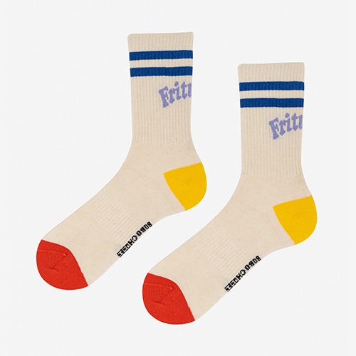 [bobochoses] Friturday short socks - ADULT