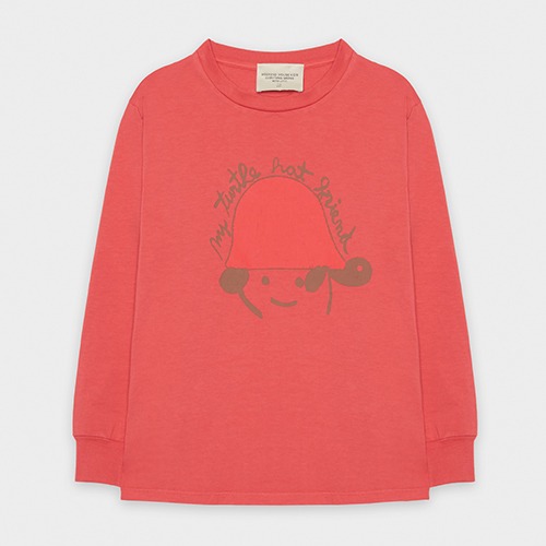 [weekendhousekids] Turtle hat l/s t-shirt - Red