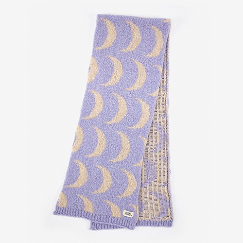 [bobochoses] Moon intarsia scarf - ADULT