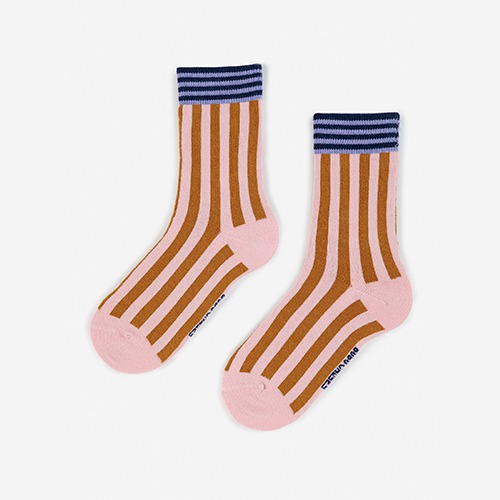[bobochoses] Stripes colors long socks - KID