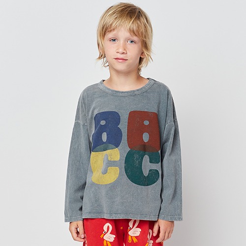 [bobochoses] Bobo Choses Color Block long sleeve T-shirt - KID