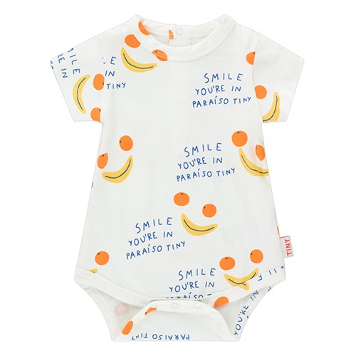 [tinycottons] SMILE BODY - off-white (baby)