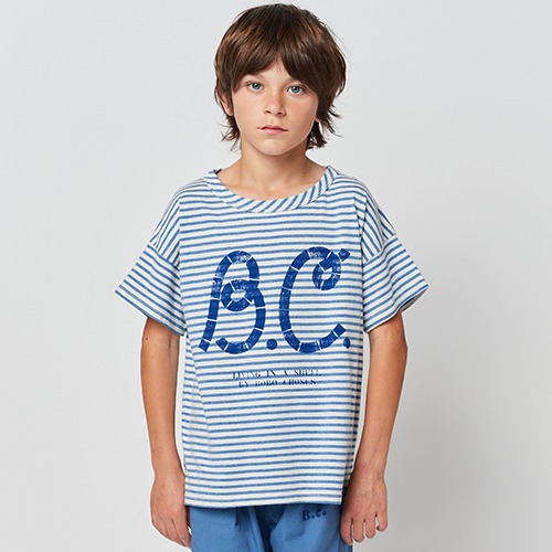 [bobochoses] Blue Stripes T-shirt - KID